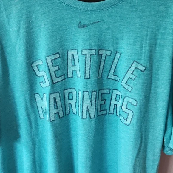 Nike The Nike Tee Dri-Fit Seattle Mariners Genuine Merchandise Crewneck Shirt - Picture 2 of 4